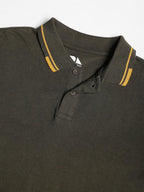 Dennis Lingo MenS Cotton Olive Polo T-Shirt (Solid)