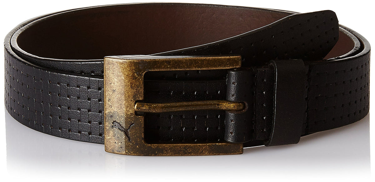 Puma Black Leather MenS Belt (5260603S)