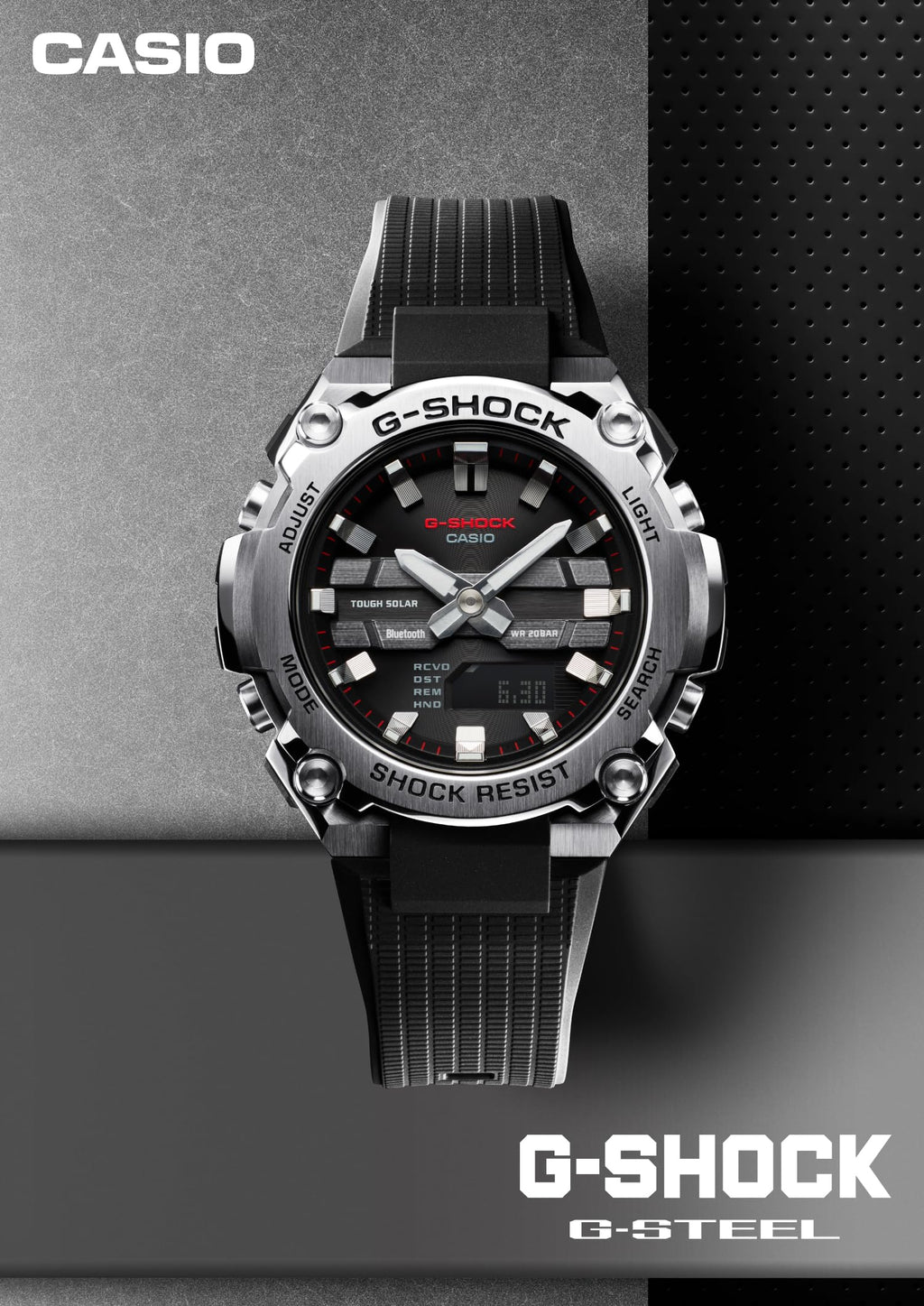 Casio G-Shock GST-B600D-1AJF [G-Shock G-Steel], Silver
