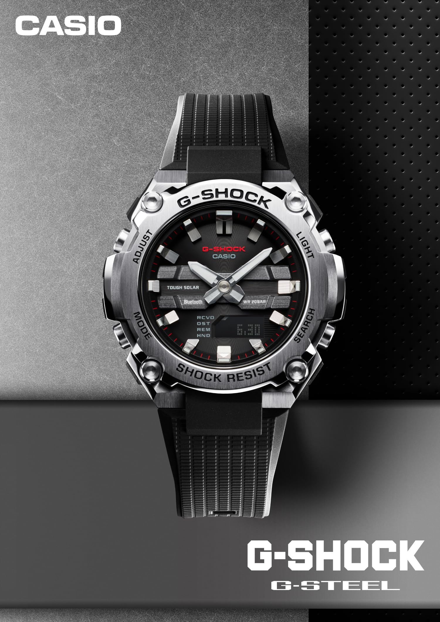 Casio G-Shock GST-B600D-1AJF [G-Shock G-Steel], Silver