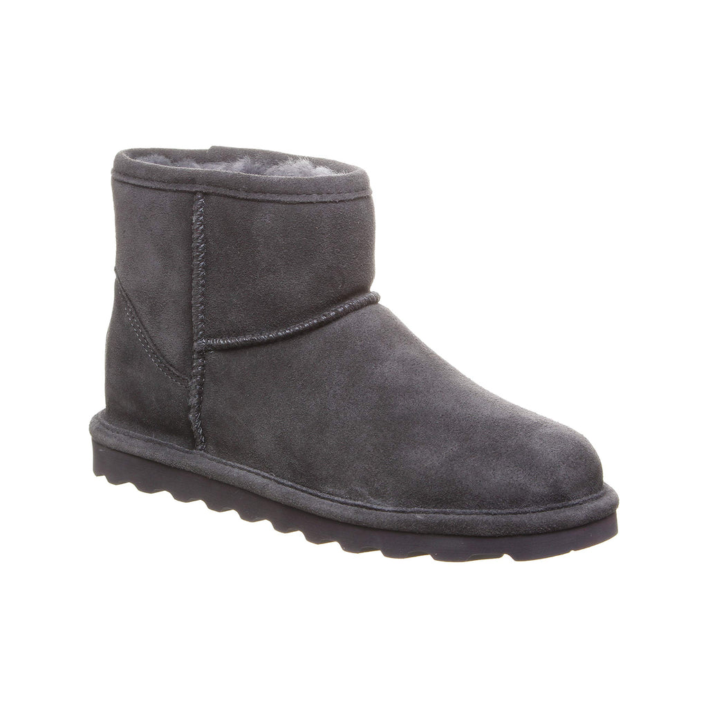 Bearpaw 2130W-030-8 Women Alyssa Ankle Boots  Charcoal - Size 8