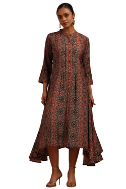 Soch Women Muslin Ethnic Motifs Dress