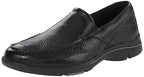 Rockport Mens Eberdon Slip-On Loafer- Black Leather/Flint-10.5 M