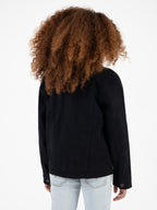 Levi's Boys' Denim Trucker Jacket, Black, L