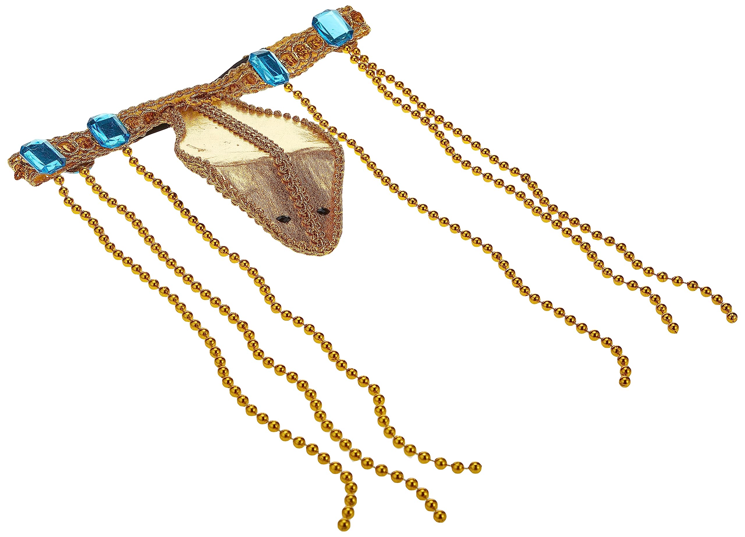 Dreamgirl Women's Cleopatra Headpiece, Gold, One Size