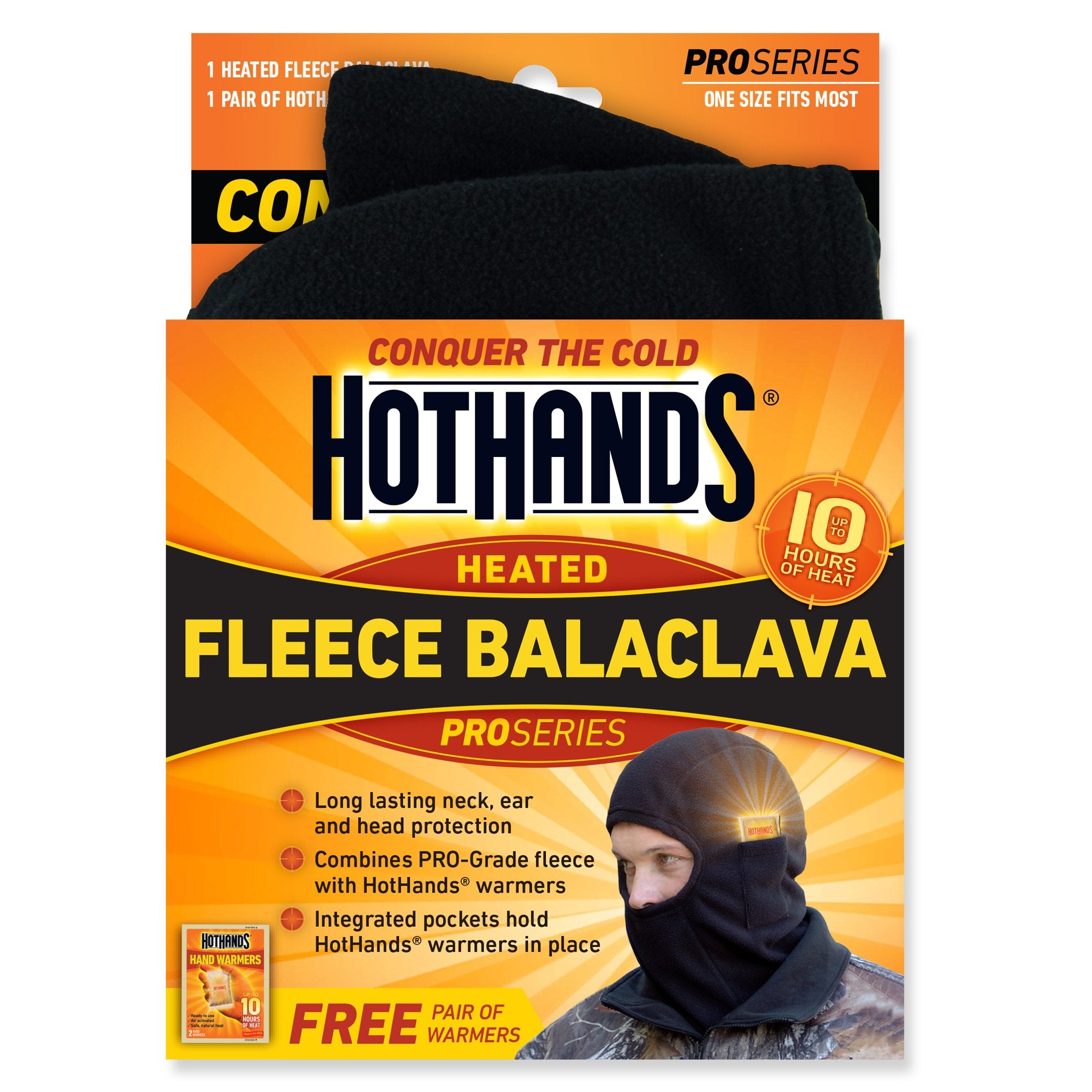 Hot Hands Fleece Black Balaclava
