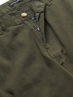Dennis Lingo Slim Fit Casual Trousers for Men Light Olive