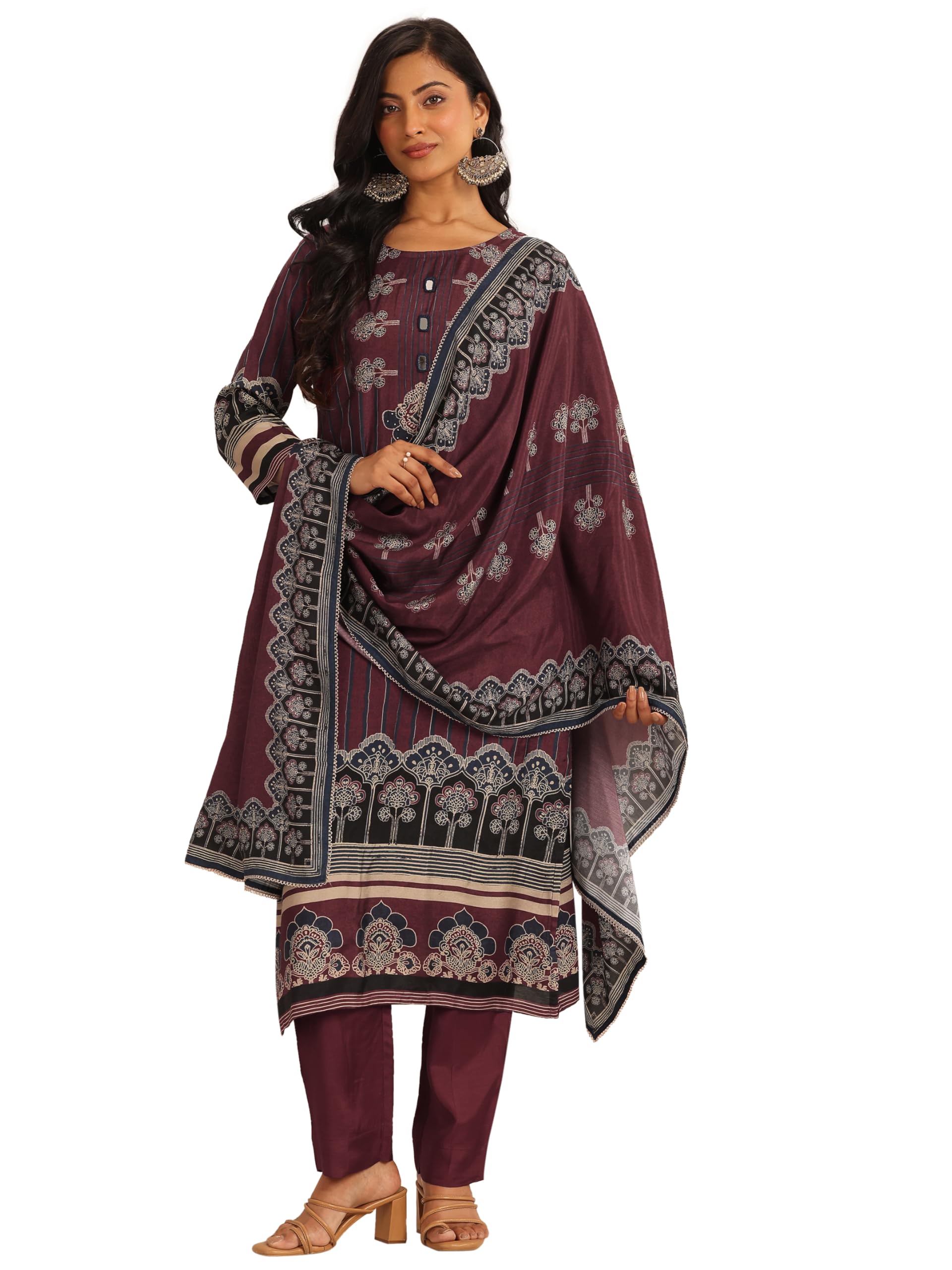 Libas WomenS Muslin Kurta Set (99536Oc