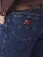 Wrangler Riggs Workwear Men's Lined Relaxed Fit Jean,Antique Indigo,42W x 30L