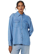 Pepe Jeans WomenS Regular Fit Denim Shirts