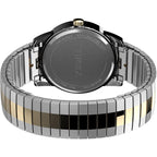 Timex Men's Easy Reader Bold 38mm Perfect Fit Watch - Two-Tone Case White Dial with Two-Tone Expansion Band
