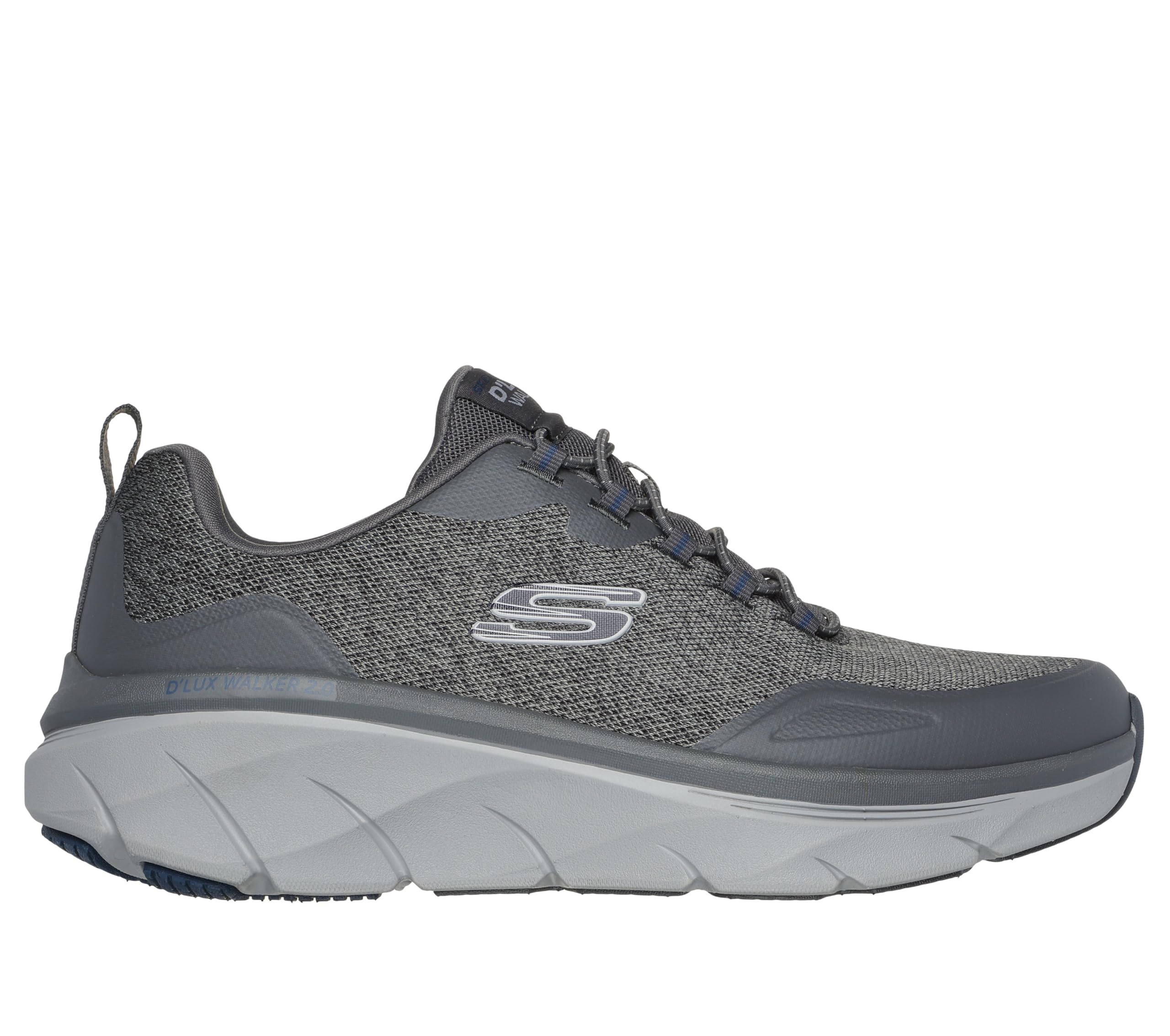Skechers Men DLux Walker 2.0 Steadyway Slip-On Casual Shoes
