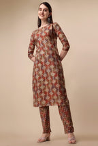 Fashion Basket Womens Cotton Printed Kurta Set (Fb-Es-E6023)