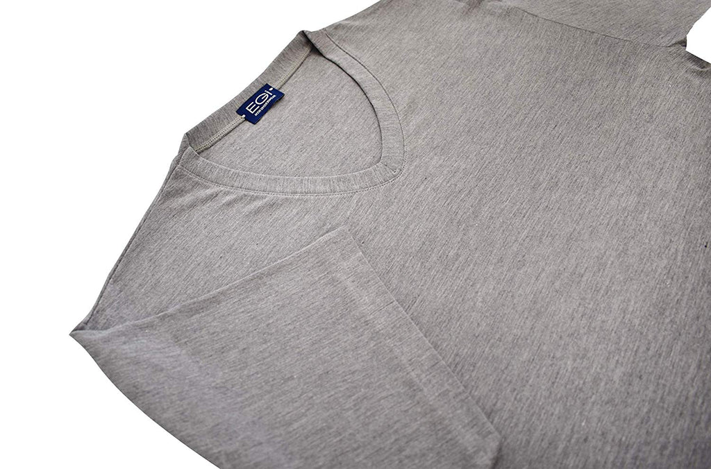 EGI Luxury Modal Men's V-Neck T-Shirt. Proudly Made in Italy (1185)