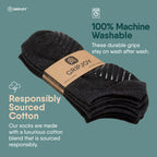 Grip Socks for Women - Pilates Socks with Grips for Women - Non Slip Socks Womens - Grippy Socks for Women - 3 Pairs
