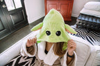 Star Wars: The Mandalorian, Grogu The Child Hooded Bathrobe for Women | Baby Yoda-Themed Soft Plush Spa Robe for Shower | Lightw