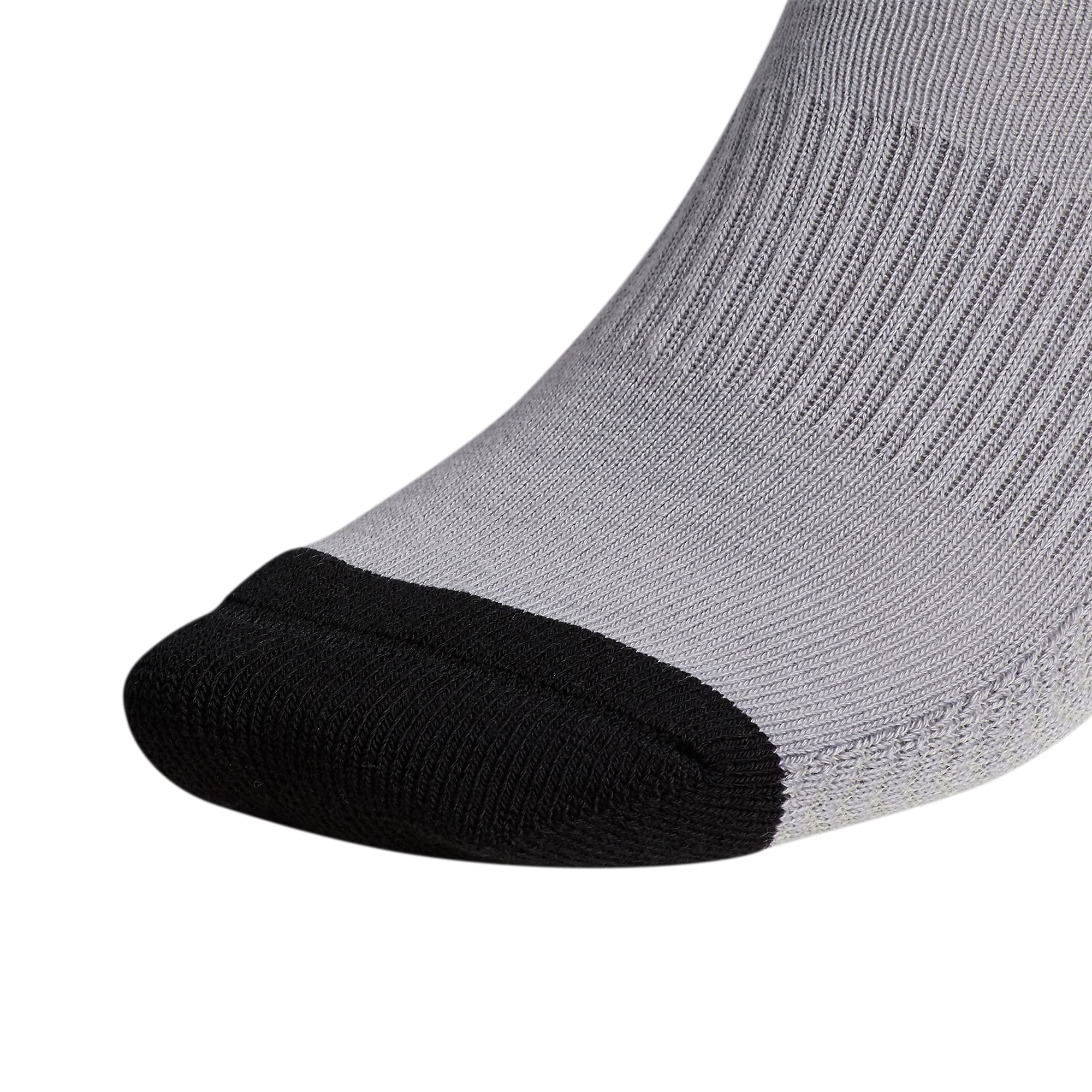 adidas Originals Men's Originals Roller 3-Pack Crew, Light Onix Grey/Black/White, Large