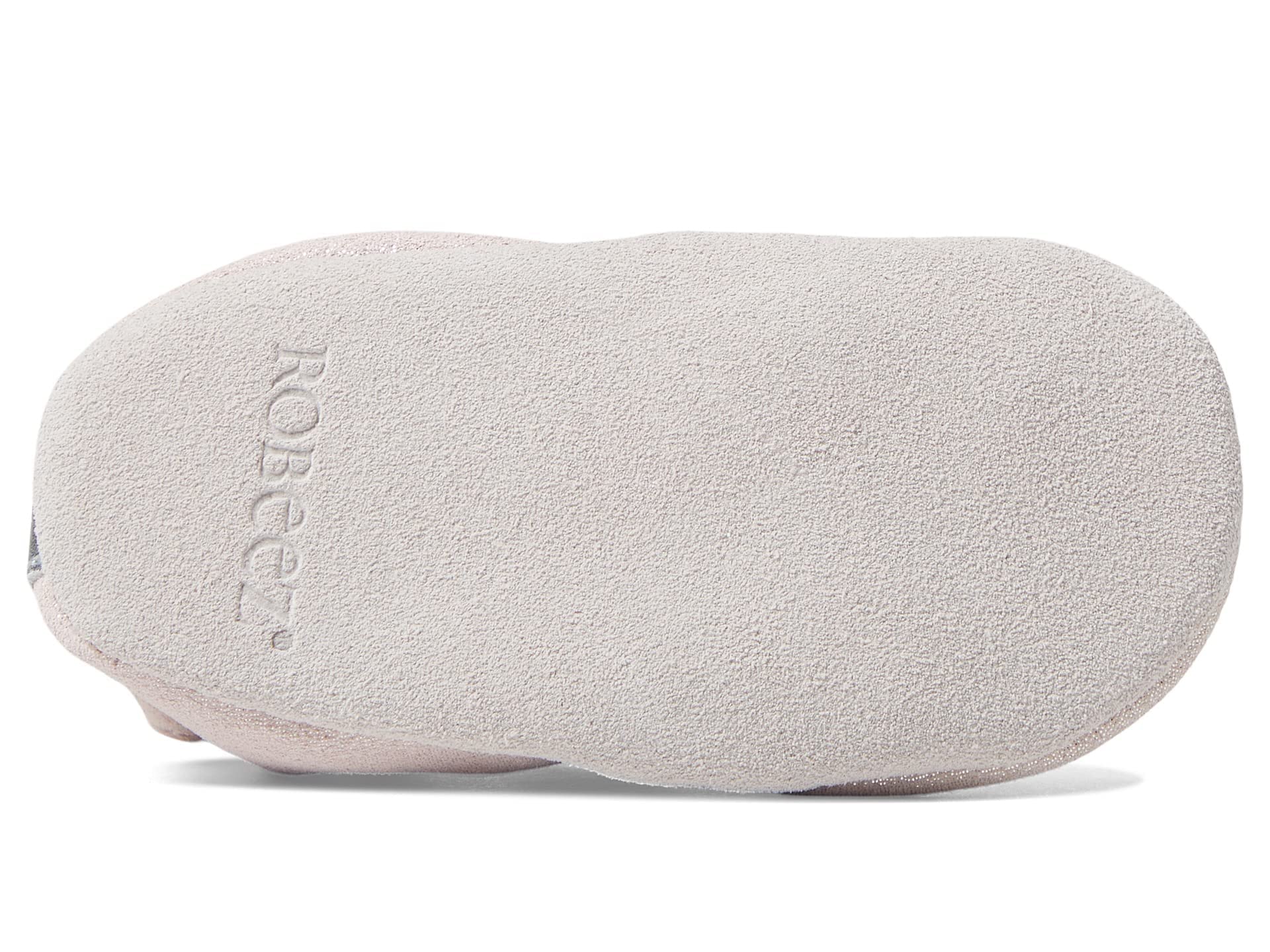 Robeez Pink Light/Pastel Pretty Pearl Soft Soles, Baby Girl Shoes, 18-24 Months Booties