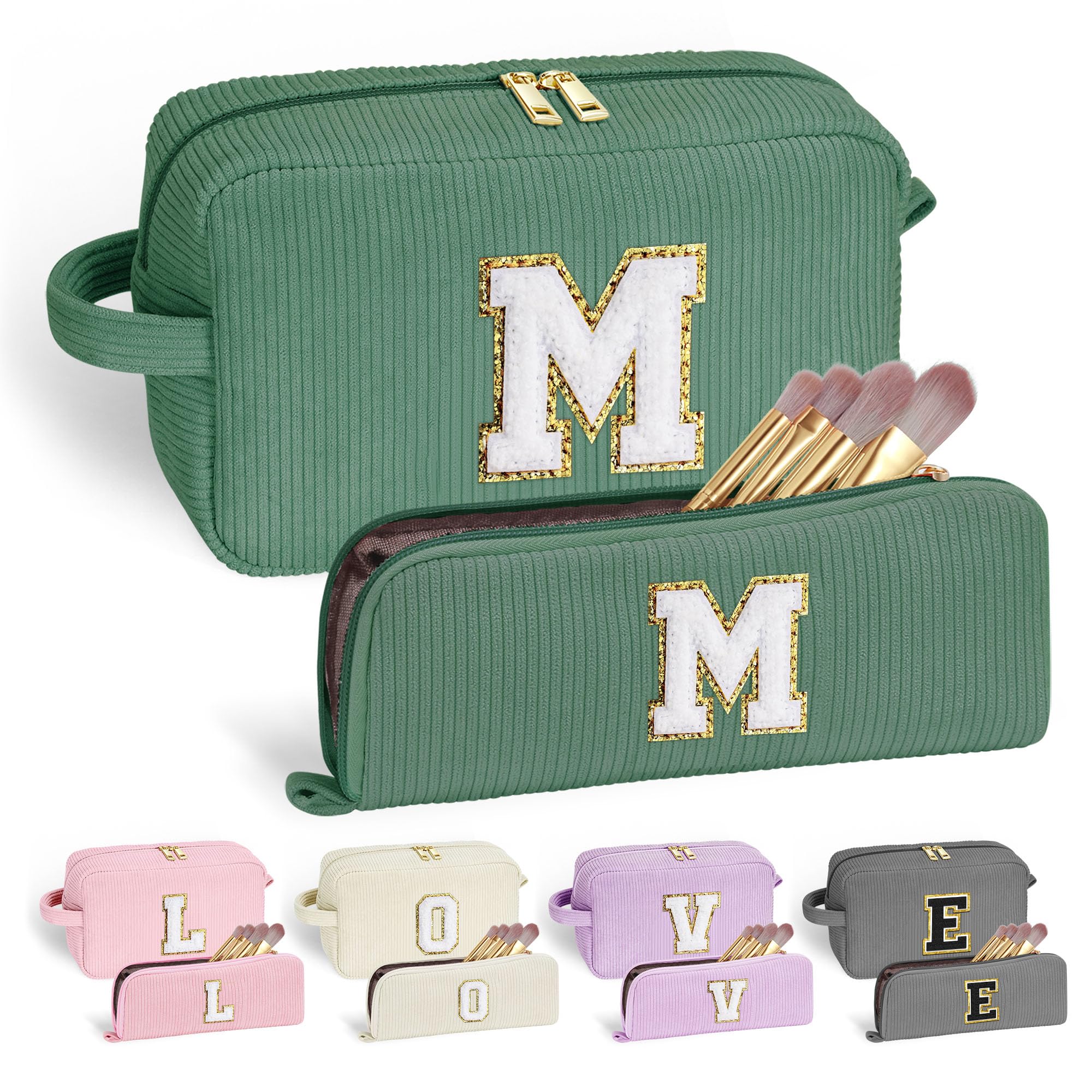 YOOLIFE Birthday Gifts - Gifts for Women Mom Teen Girls Travel Cosmetic Bag Toiletry Bag Makeup Brush Bag Personalized Gifts Bes