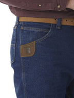 Wrangler Riggs Workwear Men's Lined Relaxed Fit Jean,Antique Indigo,42W x 30L