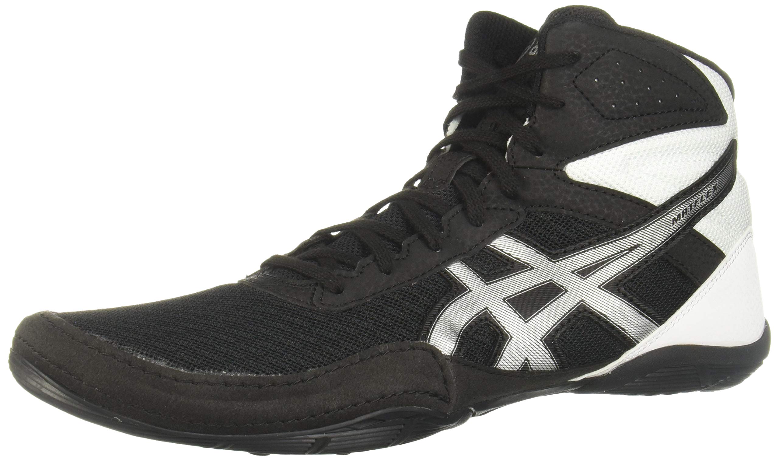 ASICS Men's Matflex 6 Wrestling Shoes, 10M, Black/Silver