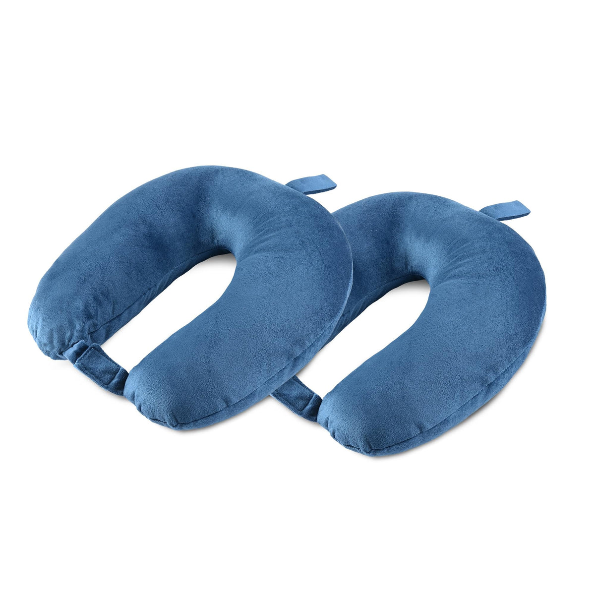 Kuber Industries (Pack Of 2) Neck Pillow | Plain Microfiber Travel Pillow For Neck | Rest Pillow | Neck Cushion Pillow For Car | 2