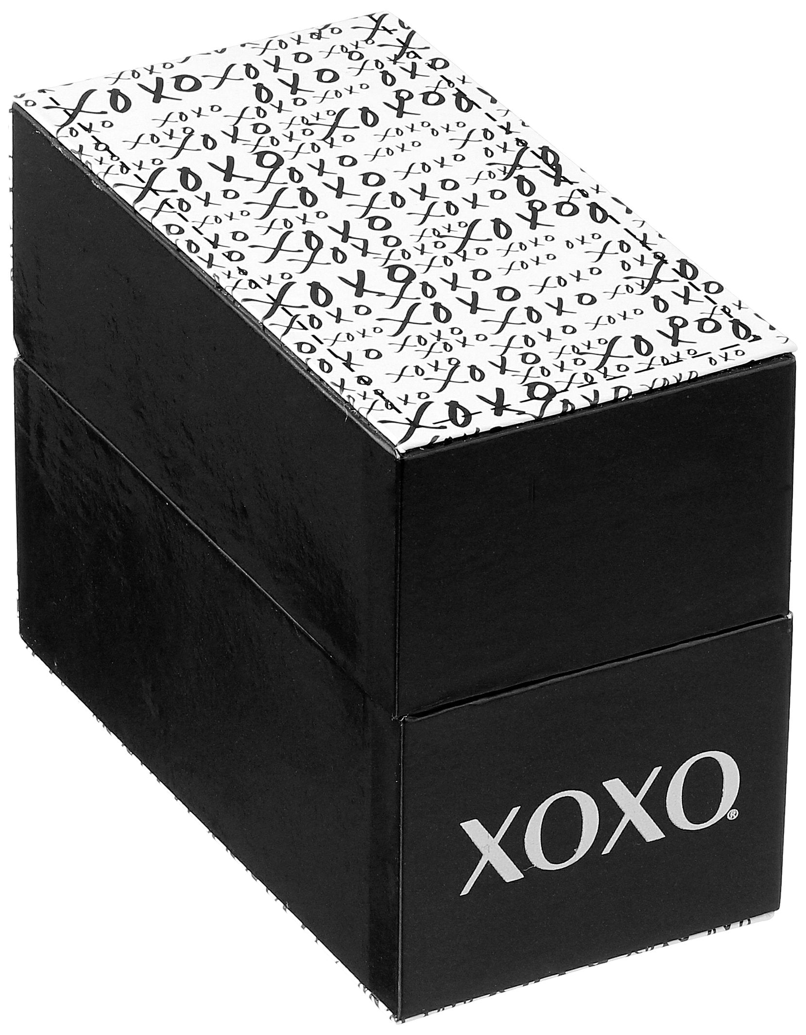 XOXO Women's XO8089 Gold-Tone Stainless Steel Watch with Mint Green Silicone Band