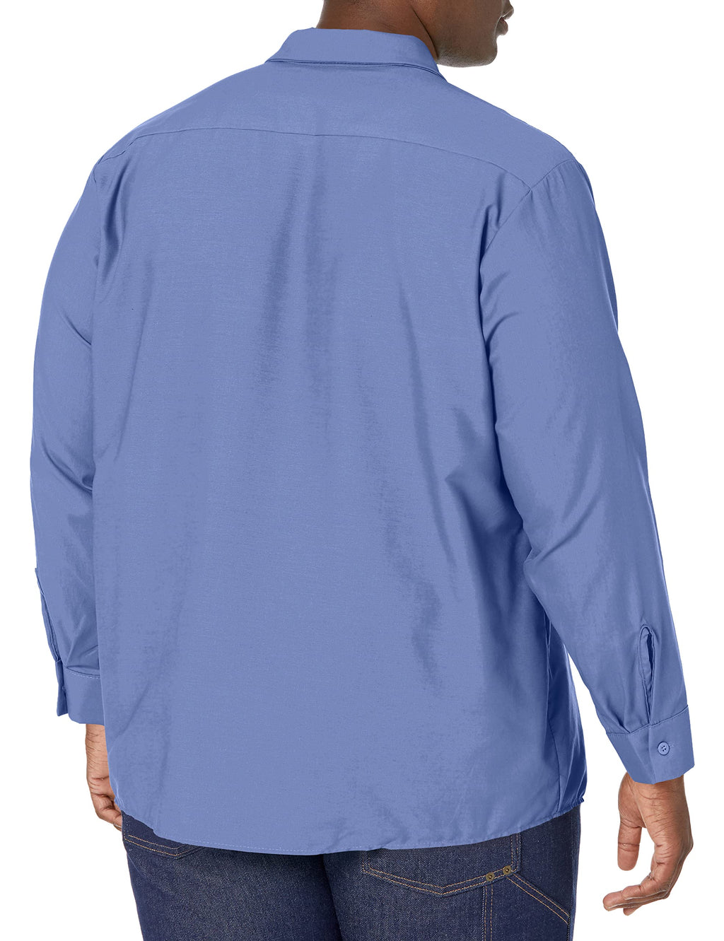 Red Kap Mens Industrial Work Shirt, Regular Fit, Long Sleeve, Petrol Blue, 5X-Large