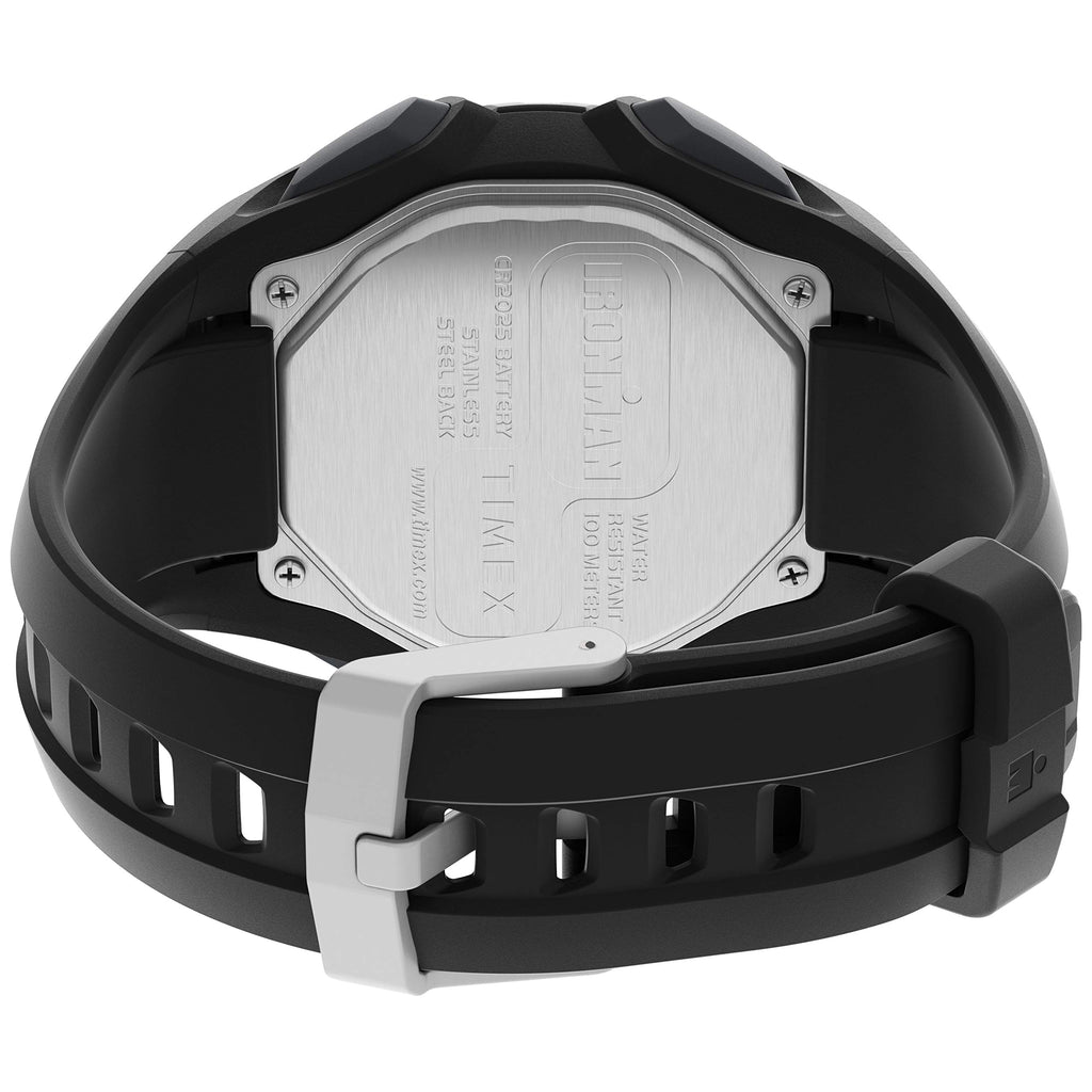 Timex Men's IRONMAN Classic 30 Oversized 43mm Resin Strap Watch - Black Case & Top Ring with Black Resin Strap