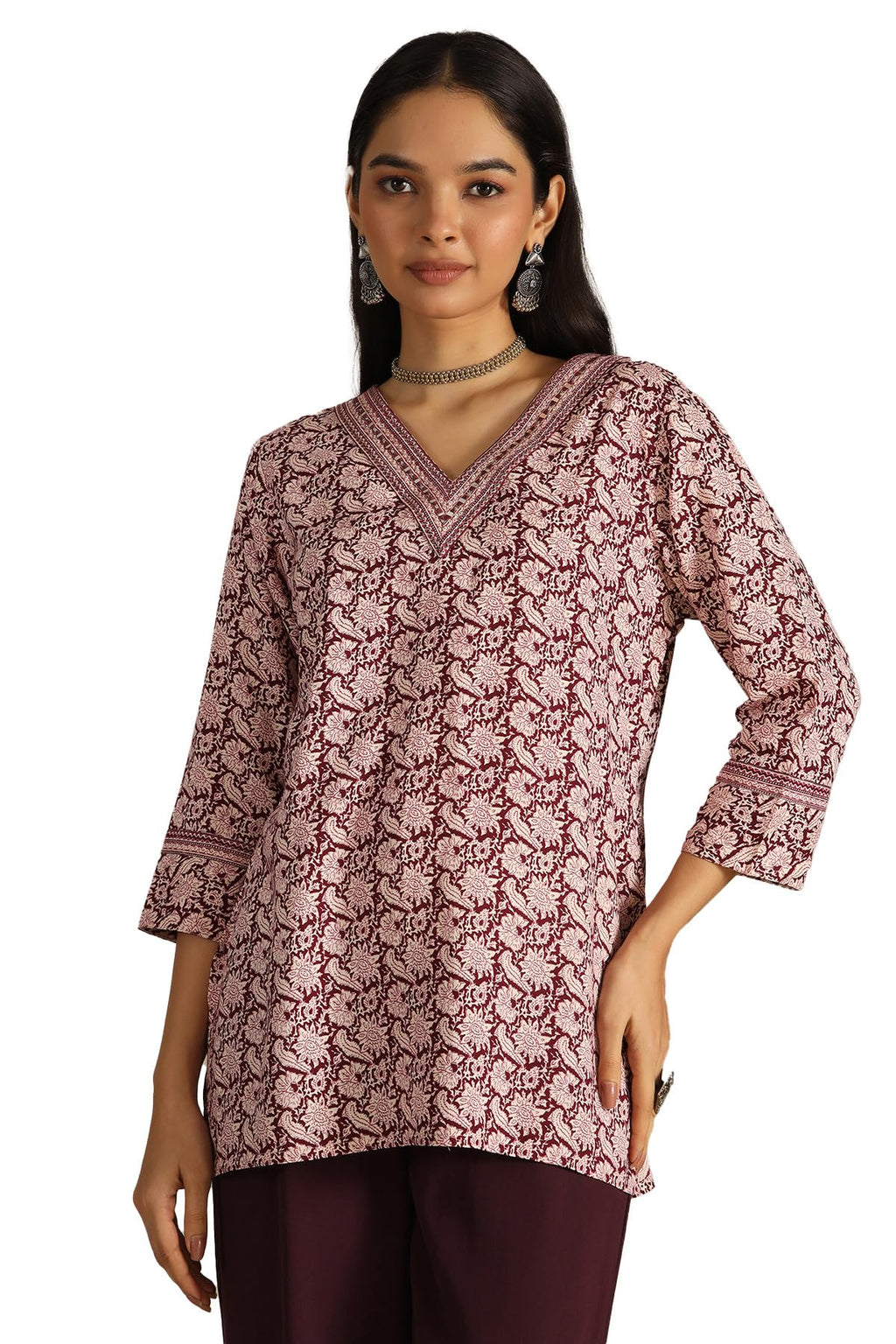 Soch Women Rayon Floral Print Blouse