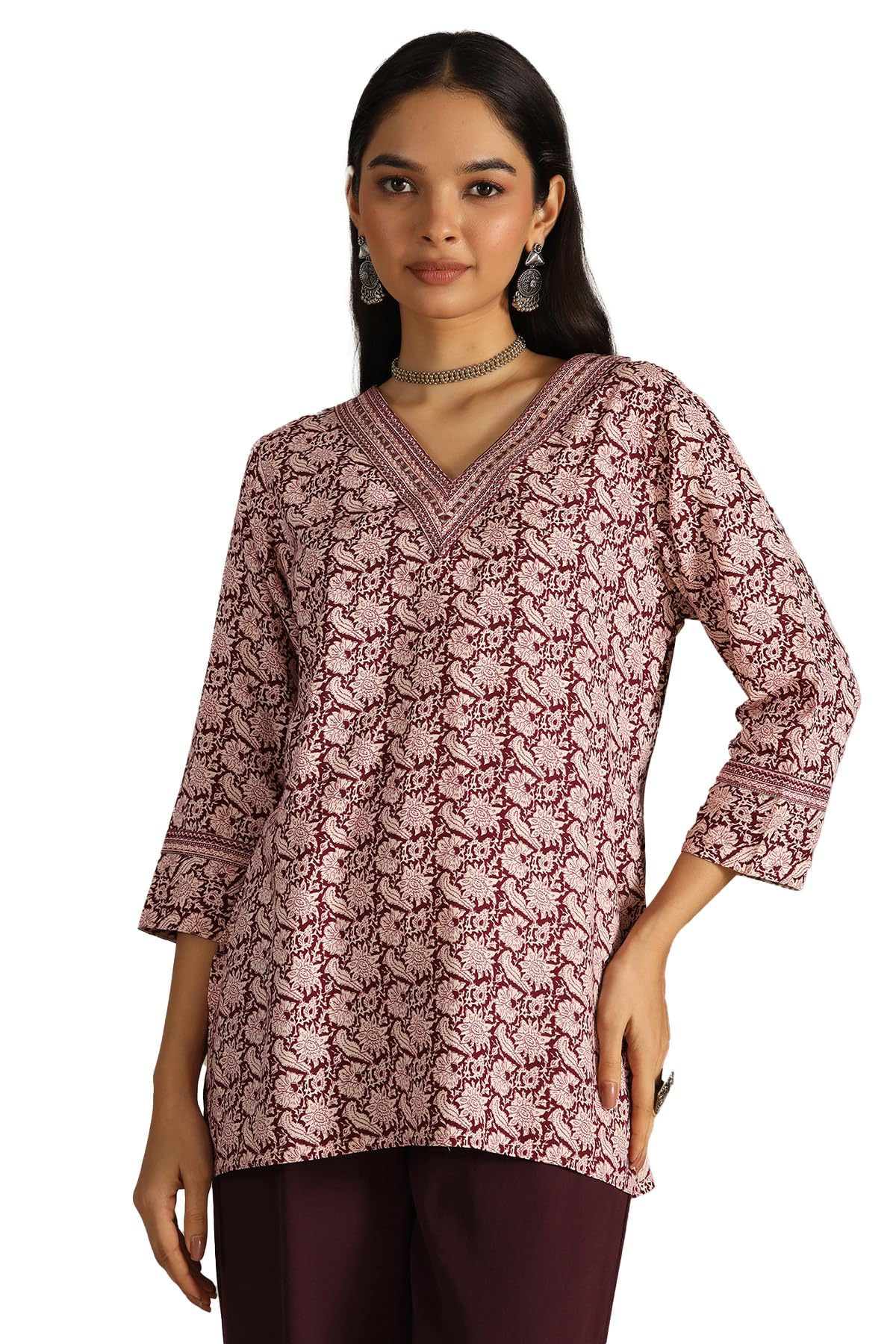 Soch Women Rayon Floral Print Blouse