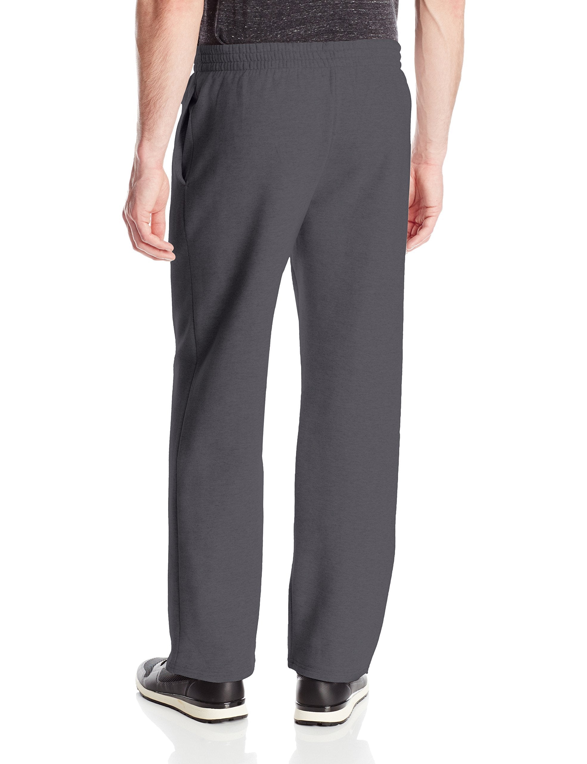 Fruit of the Loom Men's Fleece Sweatpants, Charcoal Heather, Small