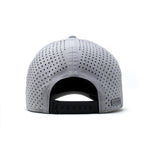 melin A-Game Hydro, Performance Snapback Hat, Water-Resistant Baseball Cap for Men & Women, Heather Grey, XL