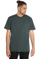 Dickies mens Heavyweight Crew Neck Short Sleeve Tee Big-tall T Shirt, Hunter Green, 3X-Large Big US