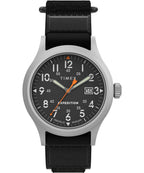 Timex Men's Expedition Scout 40mm Watch - Black Fastwrap Black Dial IP Steel Case