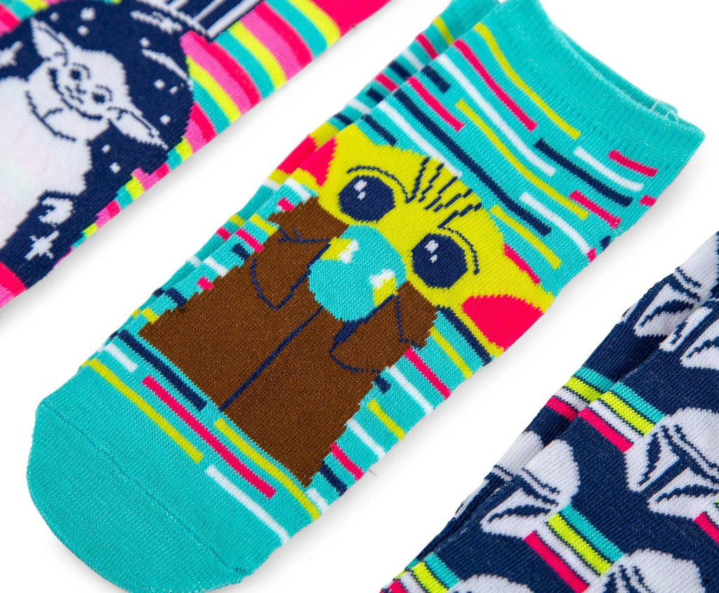 Star Wars: The Mandalorian Unisex Low-Cut Socks 5-Pair Gift Set A, Sizes 4-10