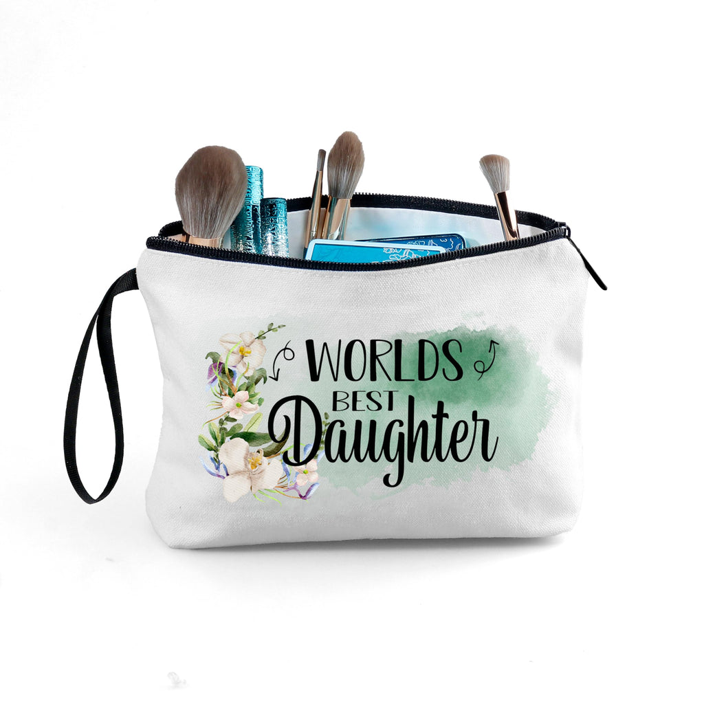 Daughter Gifts from Mom Daughter Gifts Gifts for Daughter Birthday Gift for Daughter Small Make Up Travel Cosmetic Bag Bridal Sh