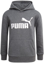 PUMA Boys' Athletic Hoodie - Fleece Pullover Hoodie Sweatshirt with Kangaroo Pockets - Fashion Hoodies for Boys (Sizes: 8-20), S