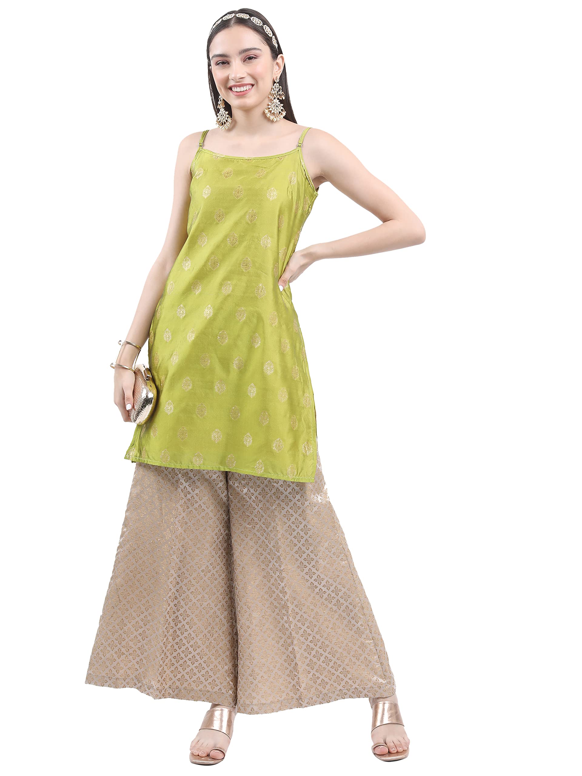 Ketch Women'S Polyester Regular Fashion Vest (Khku000275_Olive