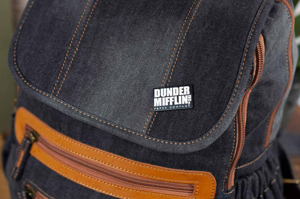 JUST FUNKY The Office Dunder Mifflin Logo Enamel Pin