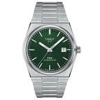 Tissot T-Classic PRX Powermatic 80 Stainless Steel Green Dial Automatic T137.407.11.091.00 100M Men's Watch