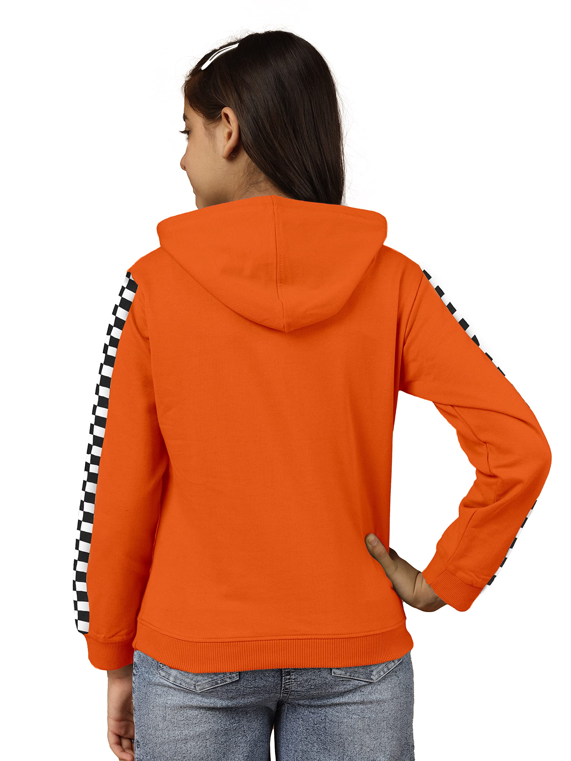Kyda Kids GirlS Cotton Hooded Neck Hoodies - Sweatshirt With Hoodies Full Sleeves Girls Winter Wear, Long Sleeve Sweatshirts Fo