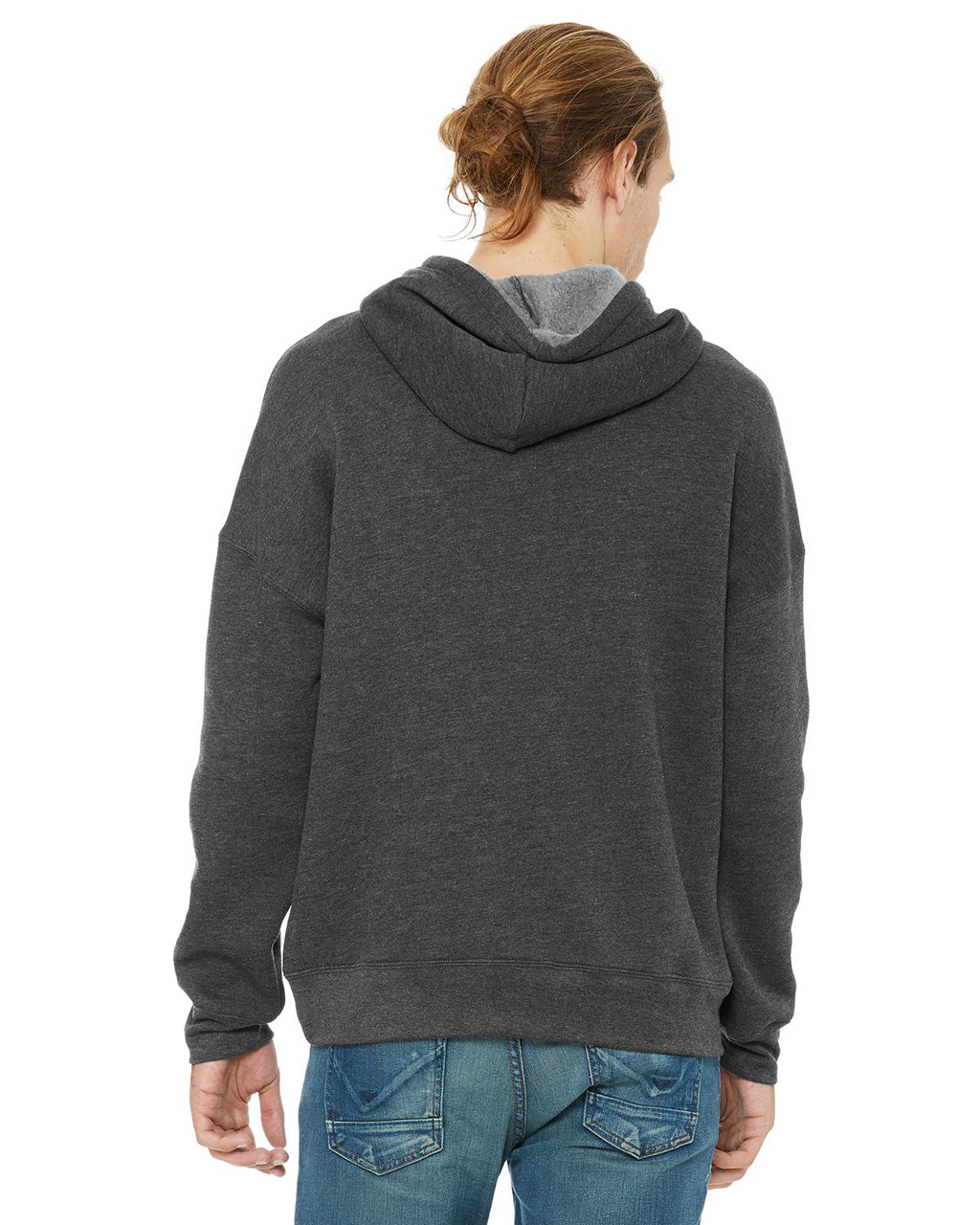 Unisex Sponge Fleece Pullover DTM Hoodie - DARK gREY - XS(D0102H7KXPP)