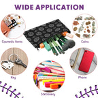 20 Pcs Sport Makeup Bag Sport Cosmetic Bag Canvas Gifts Softball Volleyball Football Baseball Tennis Accessories for Girls Toile