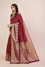 Shasmi Womens Banarasi Saree Pure Kanjivaram Silk Saree Soft new ladies 2025 Design Wear Pattu Sarees Latest Party Sari collect