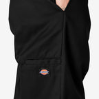 Dickies Mens Loose Fit Double Knee Twill Work Pant, Black, 30W x 32L