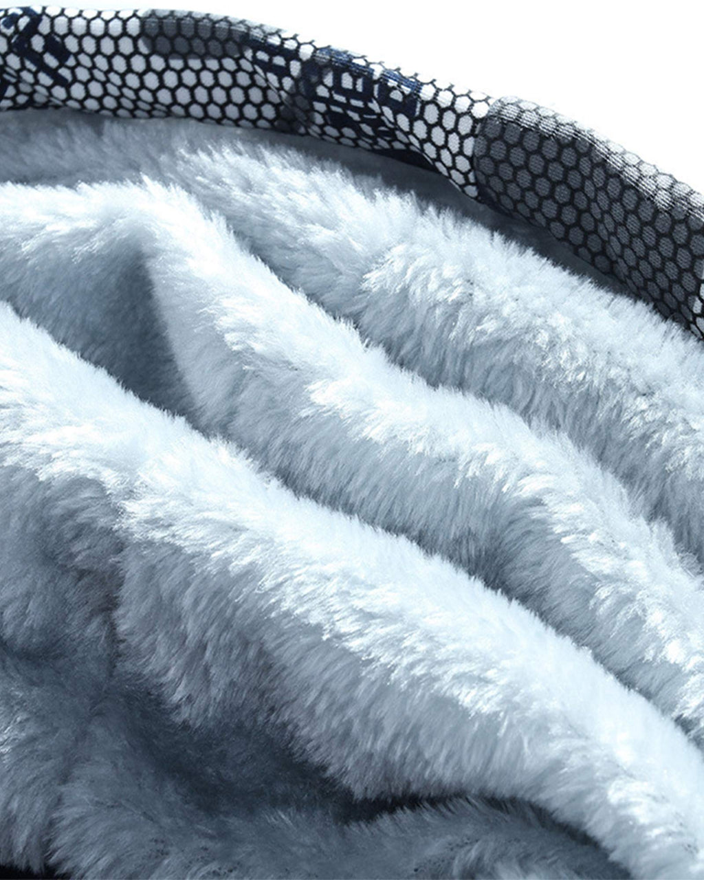 MACHLAB Men's Pullover Winter Workout Fleece Hoodie Jackets Full Zip Wool Warm Thick Coats Dark Blue#63 M