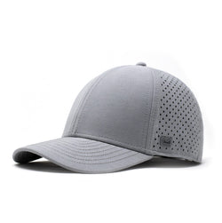 melin A-Game Hydro, Performance Snapback Hat, Water-Resistant Baseball Cap for Men & Women, Heather Grey, XL