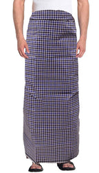 Weavers Villa MenS 100% Cotton Multicolored Unstiched Lungi (2 Mtrs) - Pack Of 2