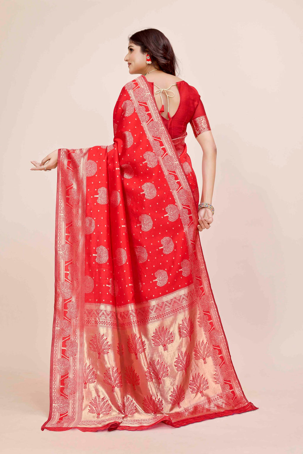 Shasmi Womens Banarasi Saree Pure Kanjivaram Silk Saree Soft new ladies 2025 Design Wear Pattu Sarees Latest Party Sari collect